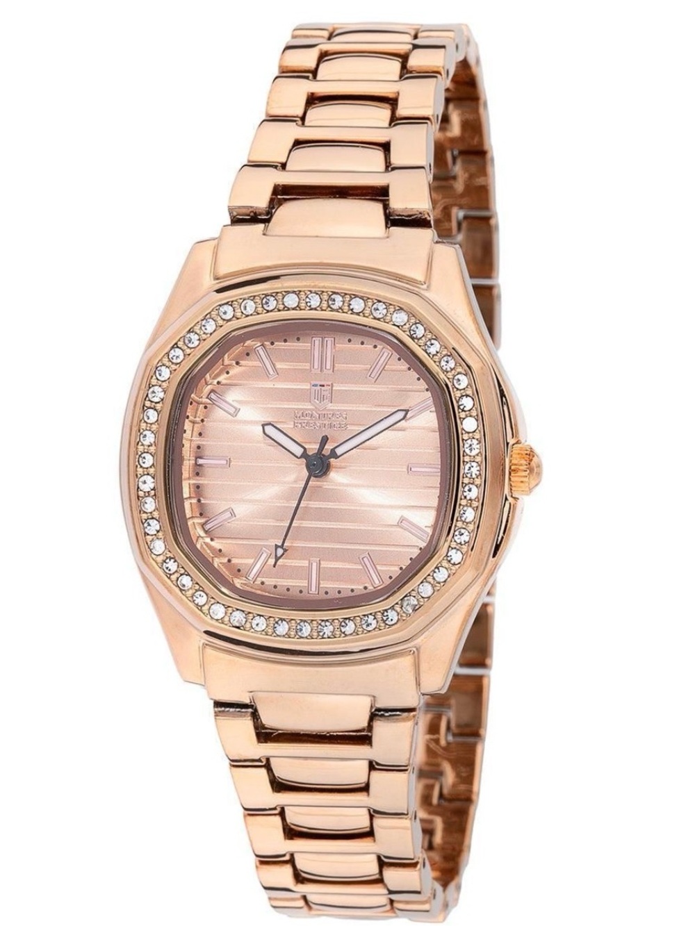 Invicta Women’s Rose Gold Bracelet Watch with Crystal Bezel